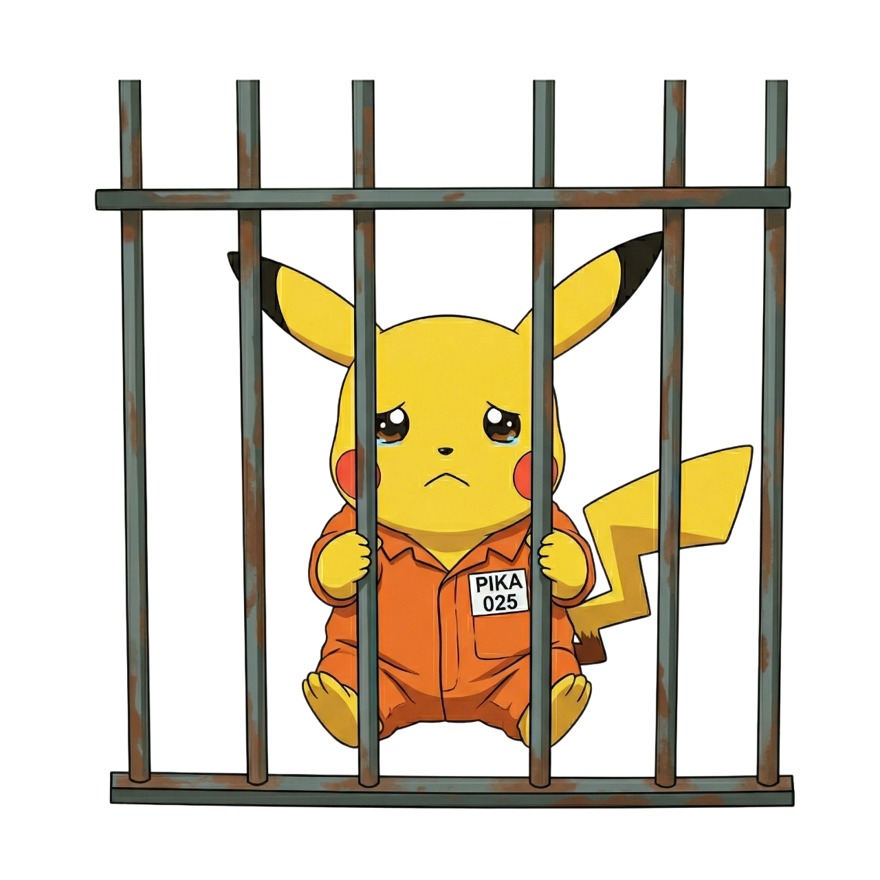 Pikachu in jail